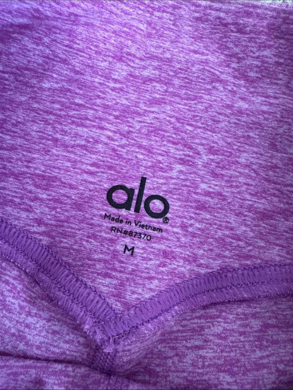 ALO Yoga Purple Heathered Women's Shorts